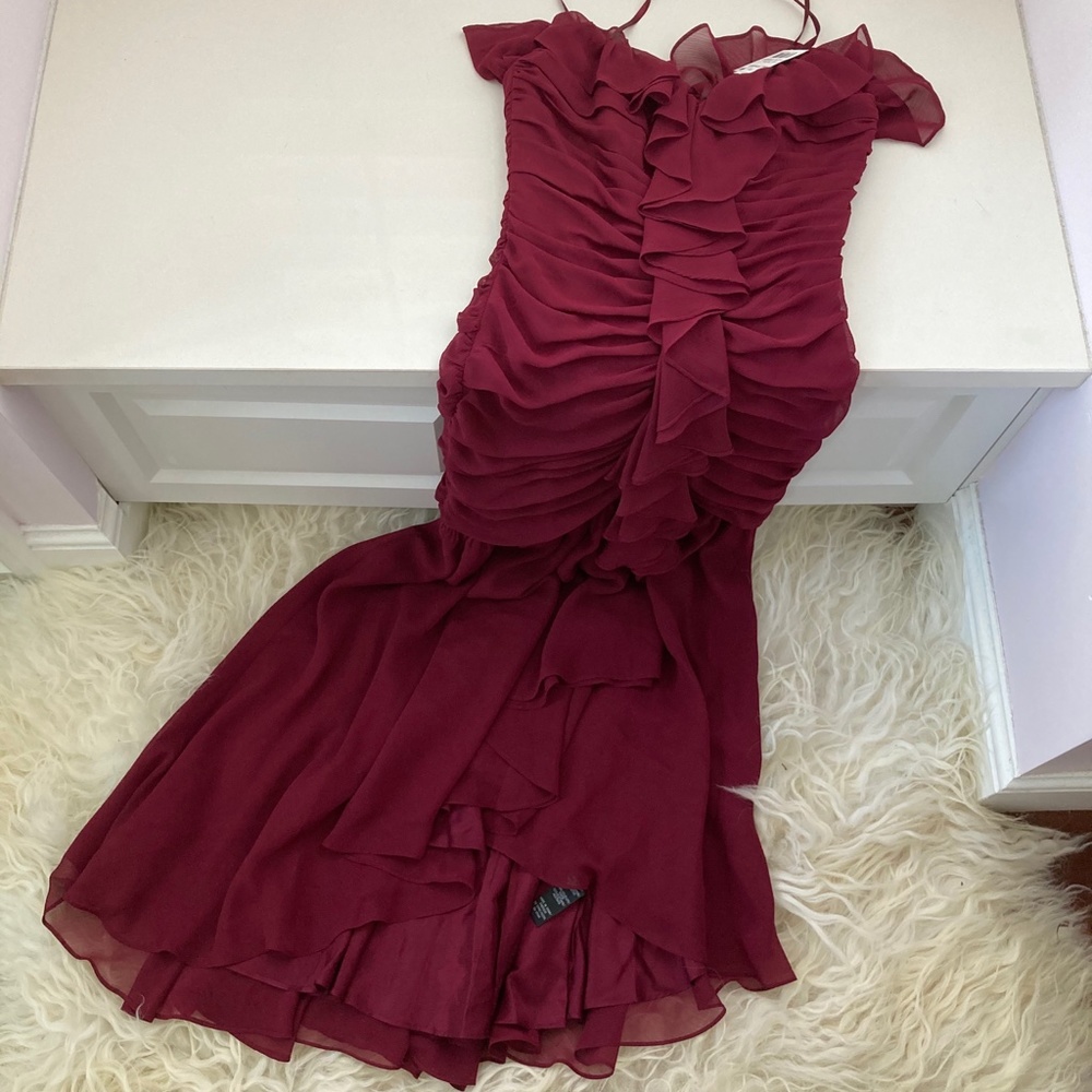 JILL Jill Stuart Ruched Strapless Evening DRESS - Picture 4 of 9